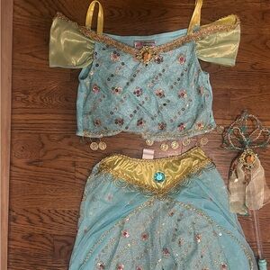 Disney Princess Jasmine Kids Costume - Teal and Gold